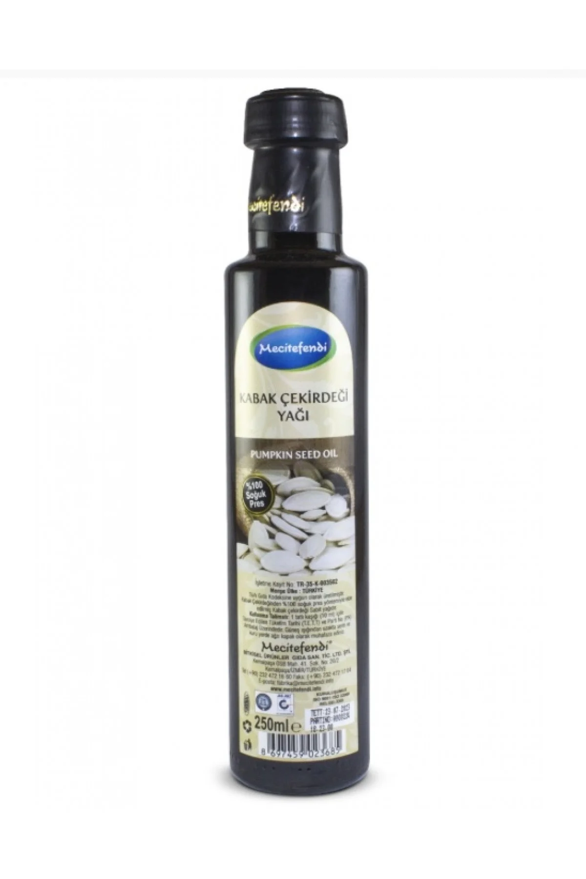 MECİTEFENDİ KABAK ÇEKİRDEĞİ YAĞI 250 cc MECİTEFENDİ KABAK ÇEKİRDEĞİ YAĞI 250 cc